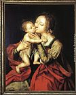 Holy Canvas Paintings - Holy Virgin and Child